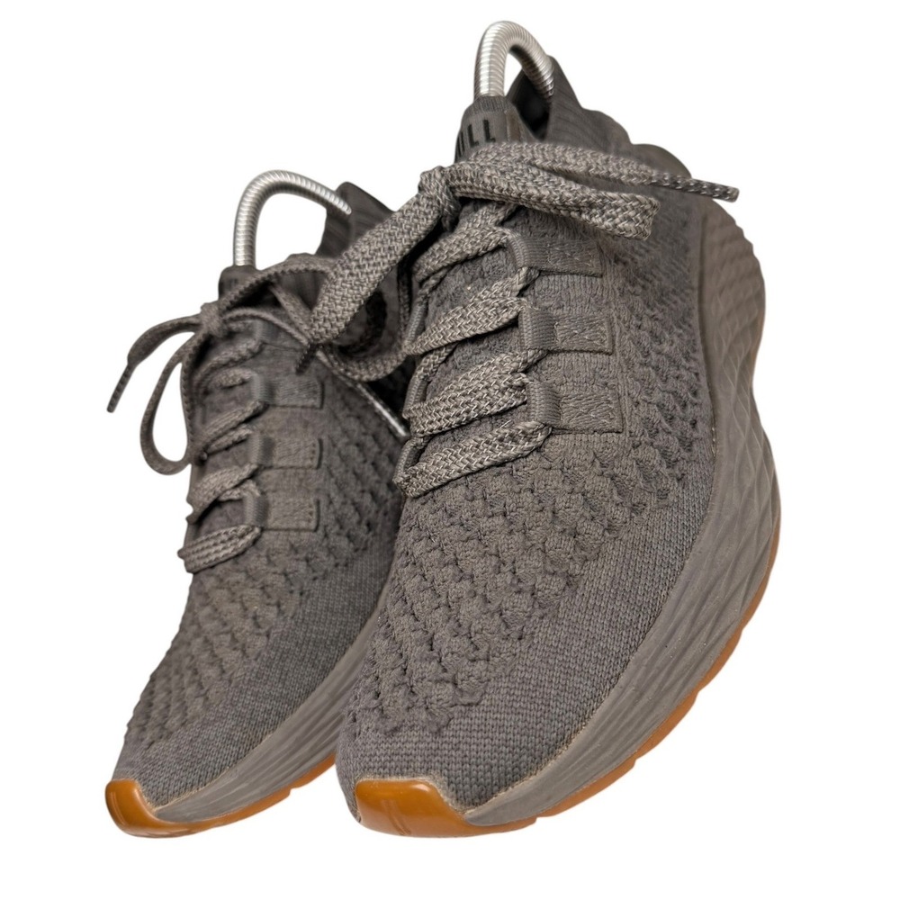 NOBULL Allday Knit‎ Wild Granite Training Sneakers Gray Womens 8